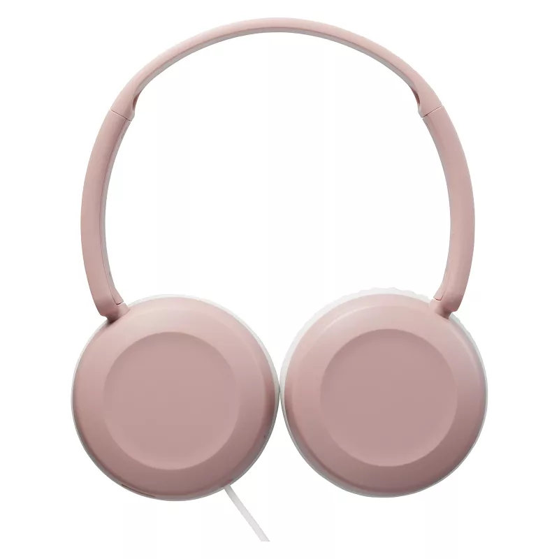 Auscultadores on-ear com fios JVC Powerful Sound rosa, com fios, 10 - 26000 Hz, chamadas/música, 140 g, headset, rosa