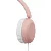Auscultadores on-ear com fios JVC Powerful Sound rosa, com fios, 10 - 26000 Hz, chamadas/música, 140 g, headset, rosa