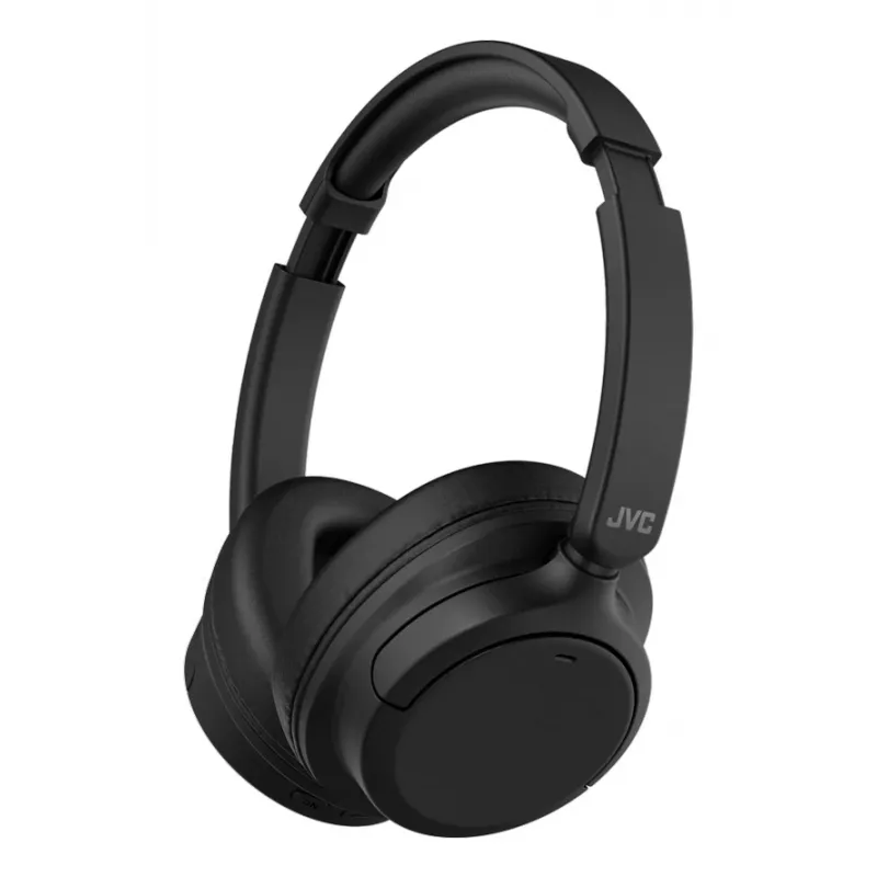 Auscultadores over-ear JVC com cancelamento de ruído, headset, sem fios, arco de cabeça, chamadas/música, USB Type-C, Bluetooth, preto