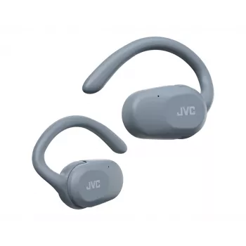 Headset JVC HA-NP40T True Wireless Stereo (TWS) auscultadores intra-auriculares com gancho de orelha Bluetooth, 20–20000 Hz, 10 m, cinzento