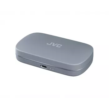 Headset JVC HA-NP40T True Wireless Stereo (TWS) auscultadores intra-auriculares com gancho de orelha Bluetooth, 20–20000 Hz, 10 m, cinzento