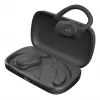 Headset JVC HA-NP40T True Wireless Stereo TWS gancho de orelha Bluetooth preto, 20–20000 Hz, 10 m