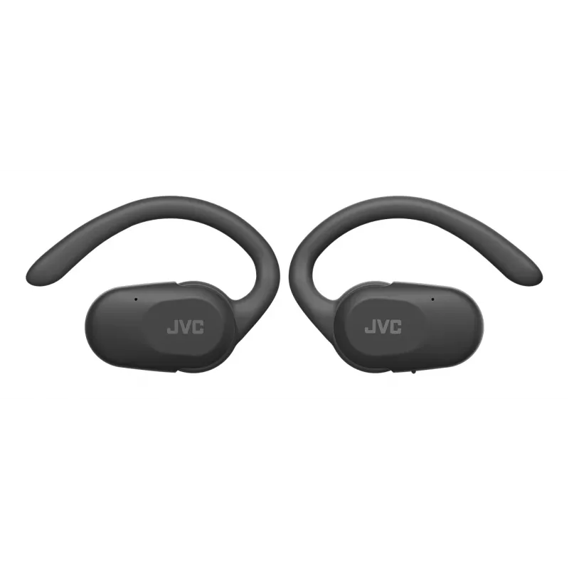 Headset JVC HA-NP40T True Wireless Stereo TWS gancho de orelha Bluetooth preto, 20–20000 Hz, 10 m