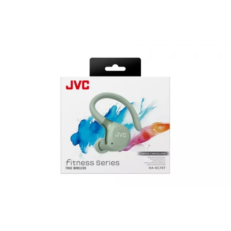 Auscultadores/headset JVC HA-EC75T-G-U sem fios gancho de orelha desporto Bluetooth verde