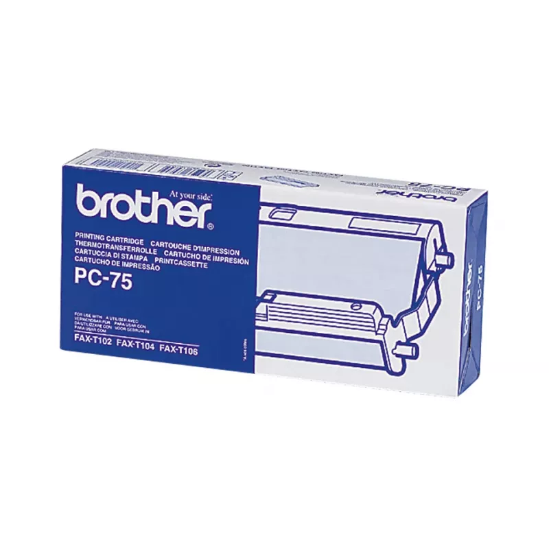 Brother PC-75 acessório de fax cassete de fax + fita 144 páginas preto 1 unid.