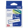 Fita de etiquetas Brother TZE231S preto sobre branco TZe