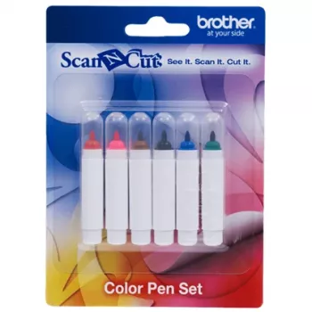 Caneta Brother CAPEN1 preto azul castanho verde rosa vermelho