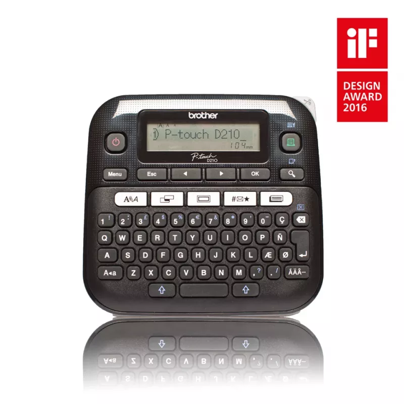 Impressora de etiquetas Brother PT-D210 transferência térmica 180 x 180 DPI 20 mm/s QWERTY