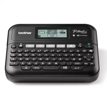 Impressora de etiquetas Brother PT-D460BTVP transferência térmica 180 x 180 DPI 30 mm/s com fios e sem fios TZe Bluetooth QWERTY