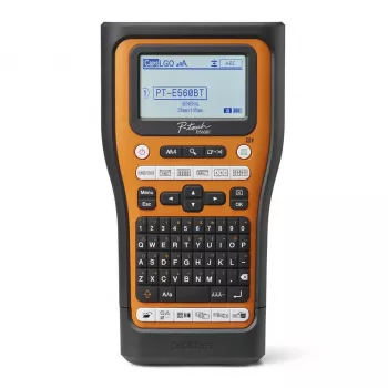 Impressora de etiquetas Brother PT-E560BTVP transferência térmica 180 x 180 DPI 20 mm/s com fios e sem fios HSE/TZe Bluetooth QWERTY