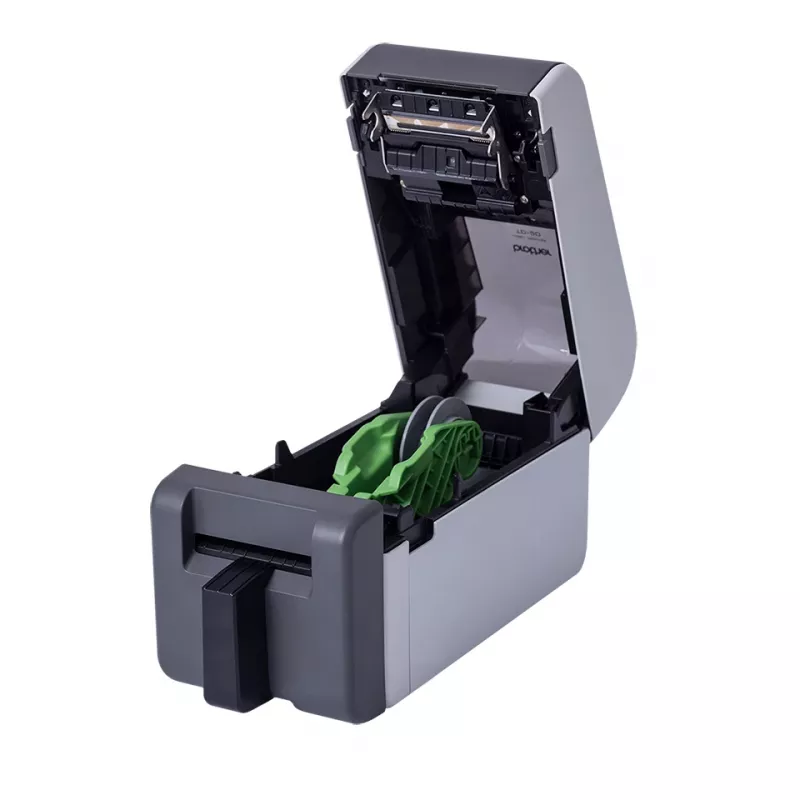 Impressora de etiquetas Brother TD-2350DFC203 térmica direta 203 x 203 DPI 152,4 mm/s com fios e sem fios Ethernet LAN Bluetooth