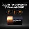 Pilha descartável Duracell Plus D Alcalina