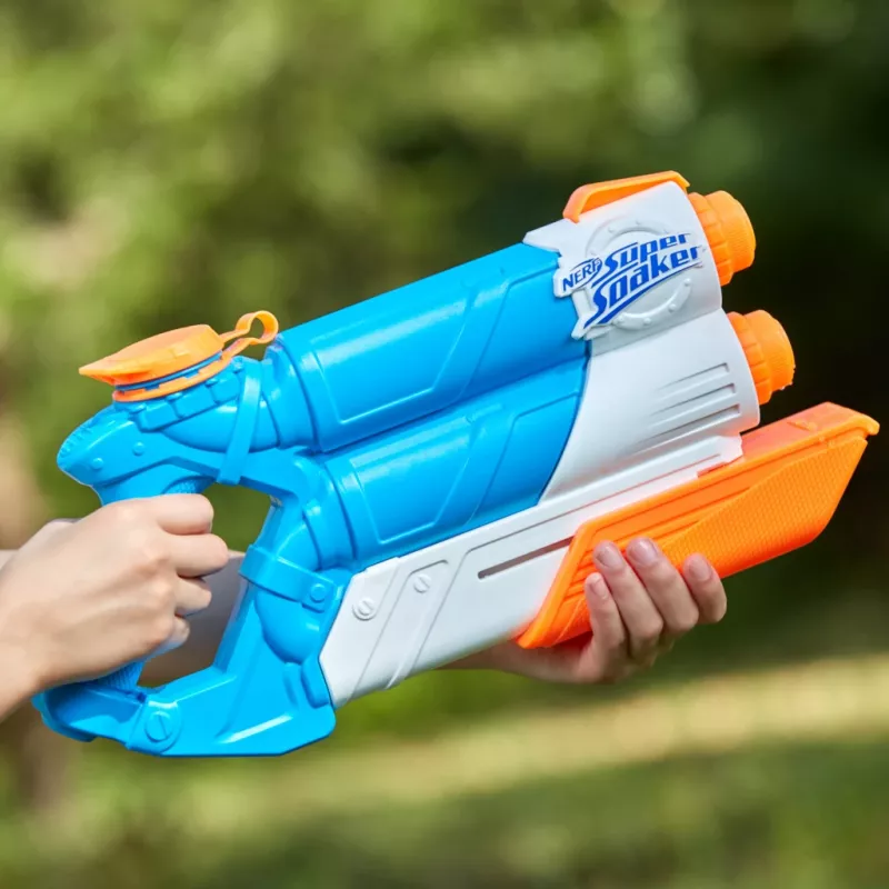Nerf Super Soaker Twin Tide, pistola de brincar, multicolor, 6 anos
