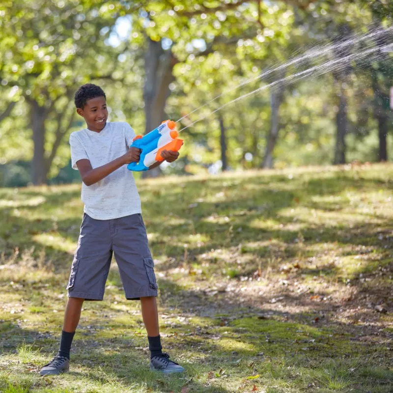 Nerf Super Soaker Twin Tide, pistola de brincar, multicolor, 6 anos