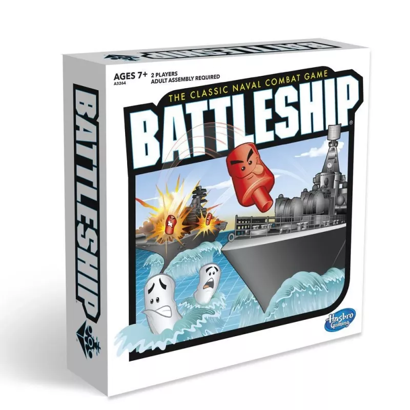 Jogo de tabuleiro HASBRO Battleship estratégia – jogo de estratégia de mesa, recomendado a partir dos 7 anos