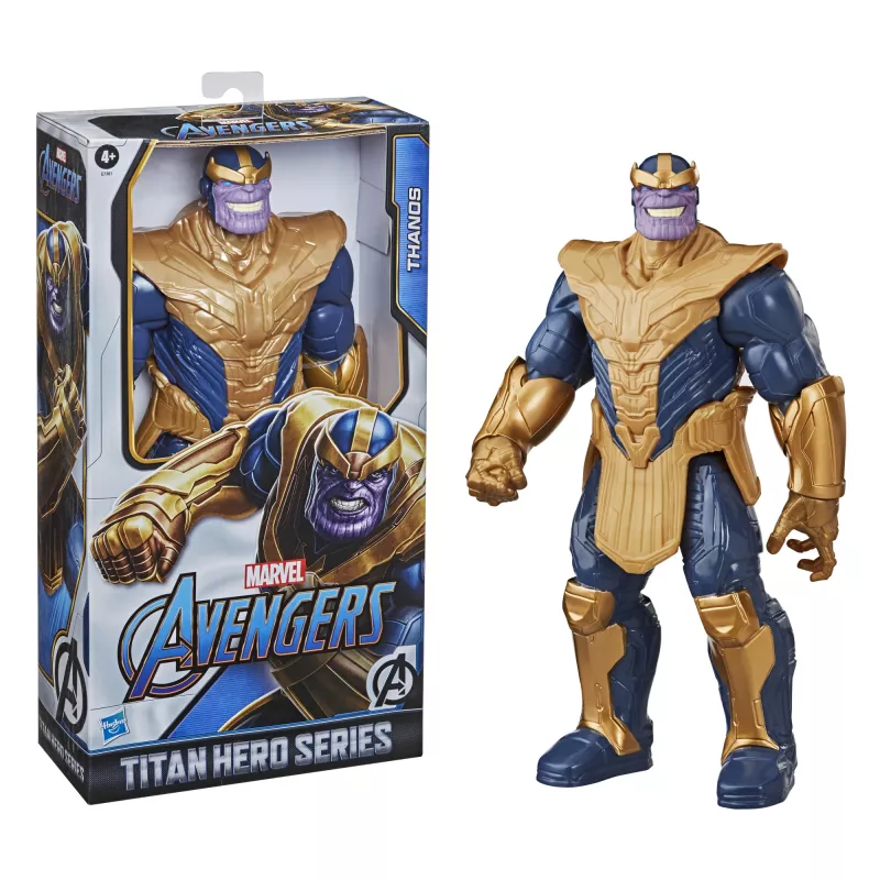 Figura de ação Marvel Avengers Blast Gear Deluxe Thanos, 4 ano(s), Azul, Amarelo