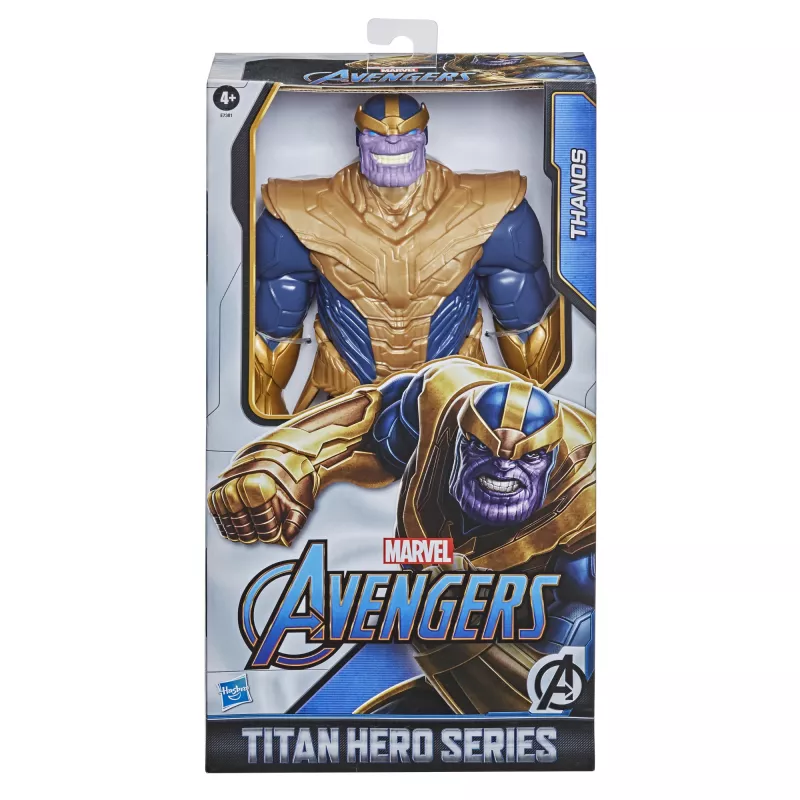 Figura de ação Marvel Avengers Blast Gear Deluxe Thanos, 4 ano(s), Azul, Amarelo
