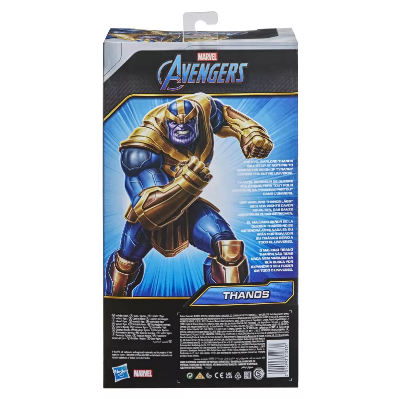 Figura de ação Marvel Avengers Blast Gear Deluxe Thanos, 4 ano(s), Azul, Amarelo
