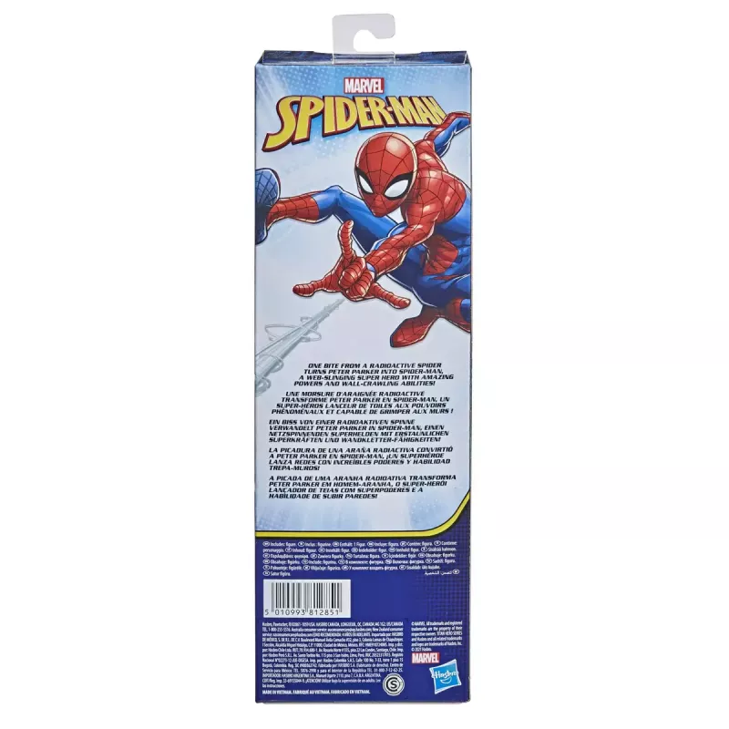 Figura de ação HASBRO Marvel Spider-Man Titan Hero Spider-Man, plástico, multicolor, a partir dos 4 anos