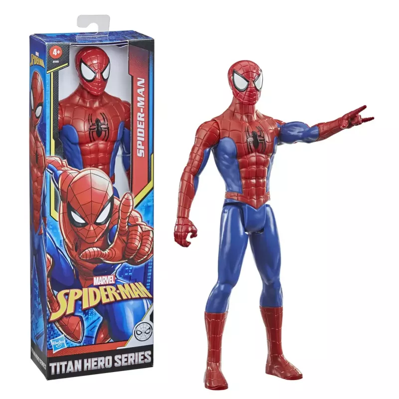 Figura de ação HASBRO Marvel Spider-Man Titan Hero Spider-Man, plástico, multicolor, a partir dos 4 anos