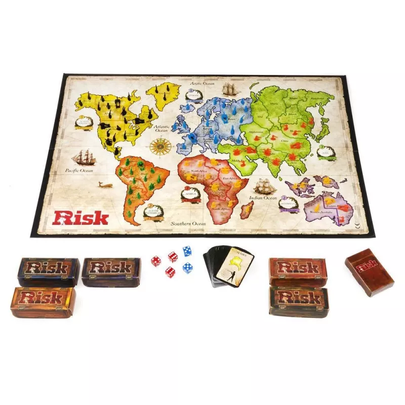 Jogo de tabuleiro Hasbro Gaming Risk Guerra idade recomendada 10 anos
