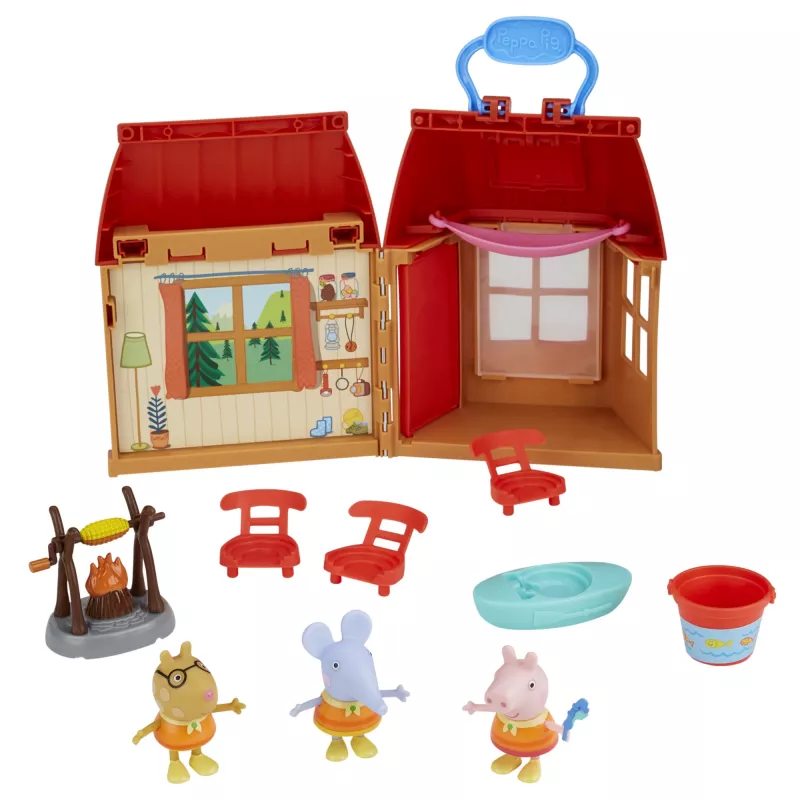 Peppa Pig Peppa's acampamento acolhedor, ação/aventura, 3 ano(s), multicolor