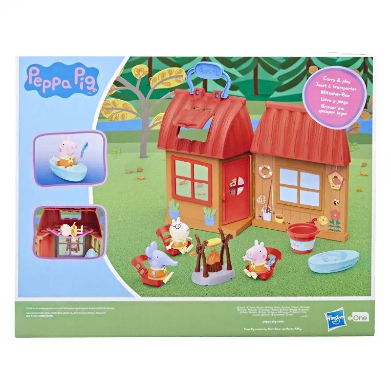 Peppa Pig Peppa's acampamento acolhedor, ação/aventura, 3 ano(s), multicolor