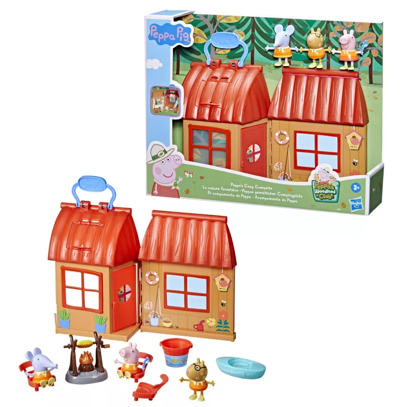 Peppa Pig Peppa's acampamento acolhedor, ação/aventura, 3 ano(s), multicolor