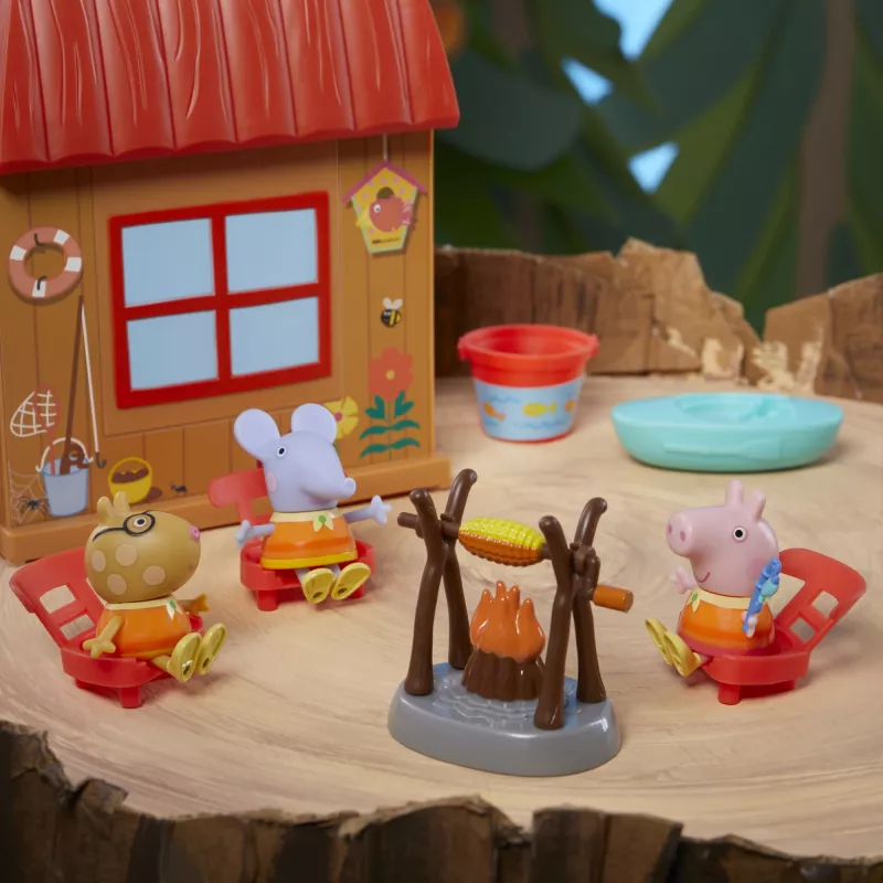 Peppa Pig Peppa's acampamento acolhedor, ação/aventura, 3 ano(s), multicolor
