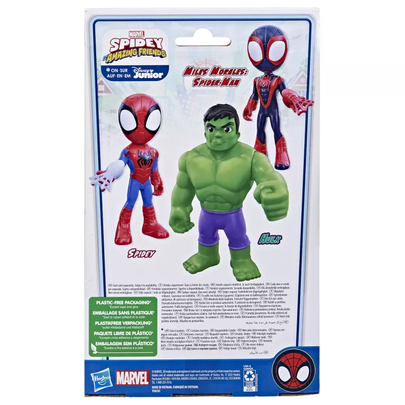 Marvel Spidey e os seus amigos extraordinários – Supersized Hulk, 3 anos, multicolor, plástico