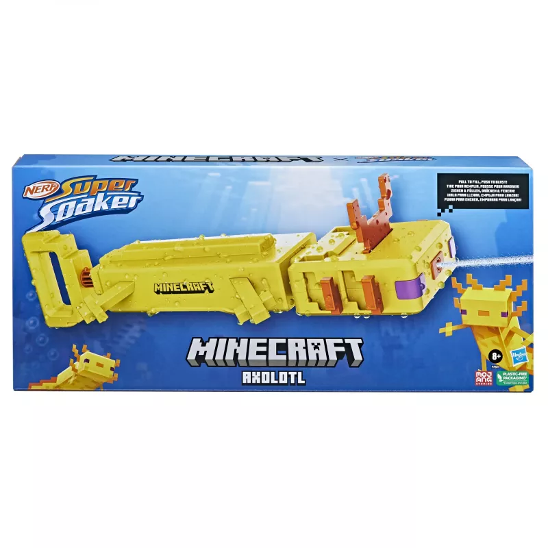 Hasbro Axolotl, pistola de água, Laranja, Branco, Amarelo, 8 ano(s), 1 unid.