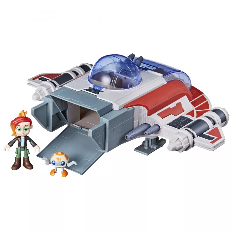 Star Wars The Crimson Firehawk nave e figuras de ação, brinquedo, brinquedo pré-escolar (17 polegadas)