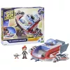 Star Wars The Crimson Firehawk nave e figuras de ação, brinquedo, brinquedo pré-escolar (17 polegadas)