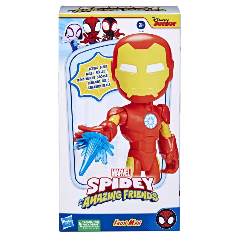 Marvel Spidey e os seus Super-Amigos – Figura Iron Man gigante, 3 ano(s), Marvel, vermelho, amarelo