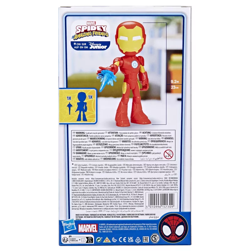 Marvel Spidey e os seus Super-Amigos – Figura Iron Man gigante, 3 ano(s), Marvel, vermelho, amarelo