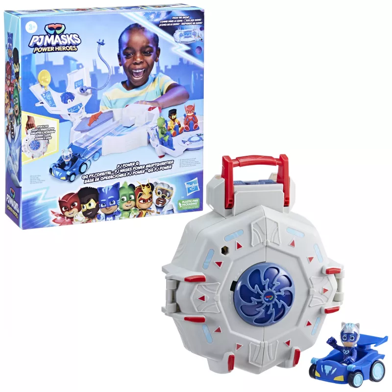 Conjunto de brincar HASBRO PJ Masks F78205L0 — conjunto de ação/aventura, idade recomendada 3+; cores: azul, vermelho, branco