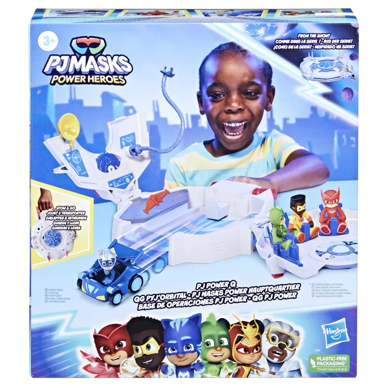 Conjunto de brincar HASBRO PJ Masks F78205L0 — conjunto de ação/aventura, idade recomendada 3+; cores: azul, vermelho, branco