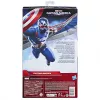 Figura de ação AVENGERS Captain America Deluxe Movie Titan 30 cm — figura de coleção de 30 cm