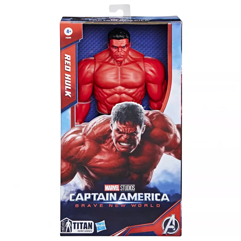 Figura de ação AVENGERS Captain America Deluxe Movie Titan, 30 cm de altura