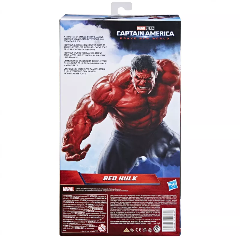 Figura de ação AVENGERS Captain America Deluxe Movie Titan, 30 cm de altura