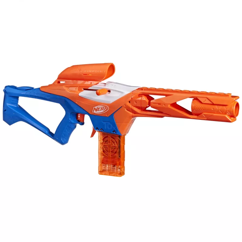 Blaster de brincar NERF Nerf N Series Pinpoint azul laranja 8+