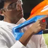 Blaster de brincar NERF Nerf N Series Pinpoint azul laranja 8+