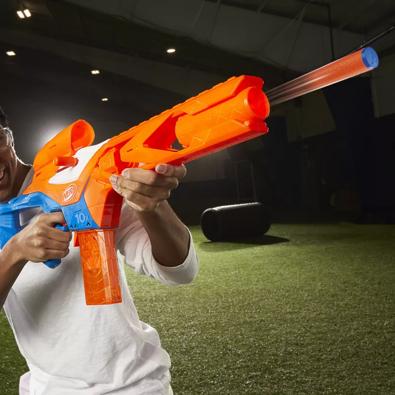 Blaster de brincar NERF Nerf N Series Pinpoint azul laranja 8+