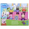 Hasbro Peppa Pig conjunto de brincar com 5 figuras e 6 acessórios, brinquedo pré-escolar para meninas e meninos de 3 anos e mais