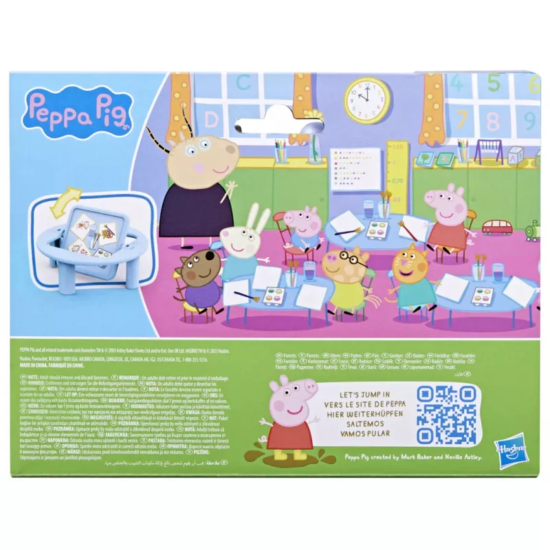Hasbro Peppa Pig conjunto de brincar com 5 figuras e 6 acessórios, brinquedo pré-escolar para meninas e meninos de 3 anos e mais