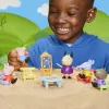 Hasbro Peppa Pig conjunto de brincar com 5 figuras e 6 acessórios, brinquedo pré-escolar para meninas e meninos de 3 anos e mais