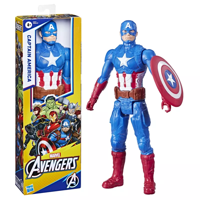 Marvel Avengers Captain America, 4 ano(s), azul, vermelho, branco, plástico
