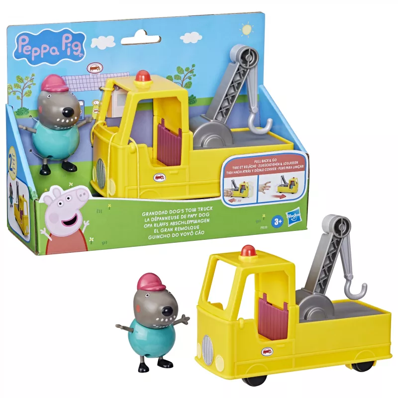 Camião de reboque Peppa Pig F9519 multicolor brinquedo pré-escolar a partir dos 3 anos