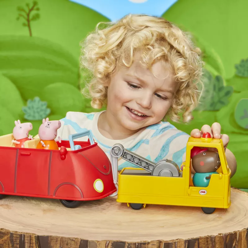Camião de reboque Peppa Pig F9519 multicolor brinquedo pré-escolar a partir dos 3 anos