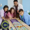 Monopoly Knockout jogo de família, jogos de tabuleiro rápidos para idade 8+, 2–8 jogadores, 20 min.